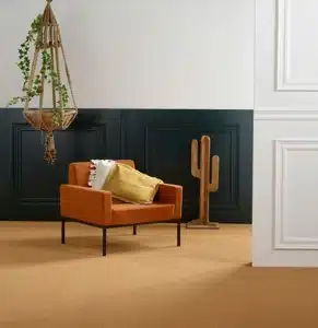 Natural honey-toned sisal carpet for boho-chic living rooms and sustainable home decor in Dubai.