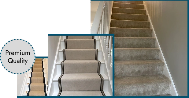 Wall to wall stair carpet