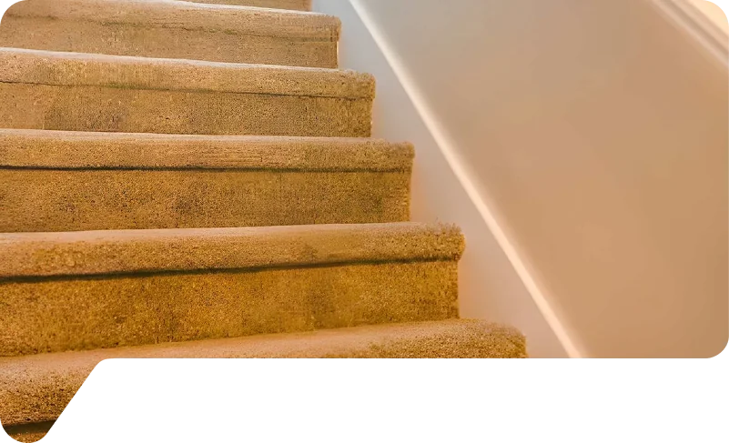 Wall to wall stair runner