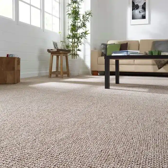Natural boucle sisal carpet